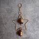 Handcrafted Copper Bell Star Charm Decorative Hanging